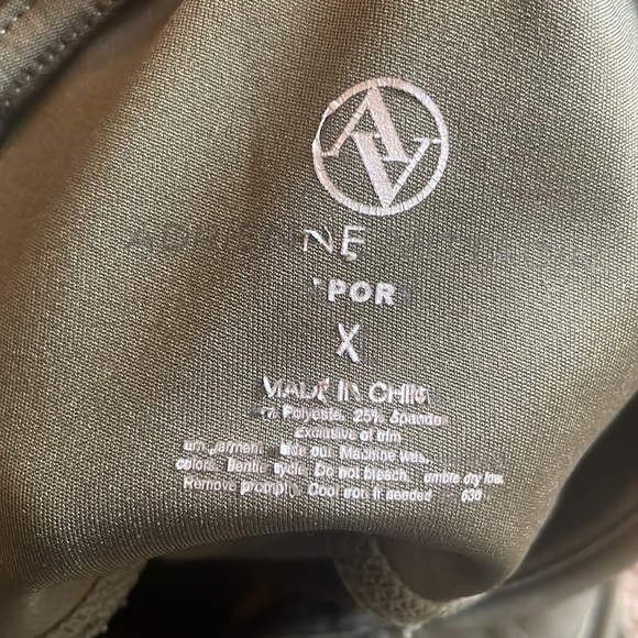 Adrienne Vittadini Olive Green Athletic Leggings - Picture 8 of 8